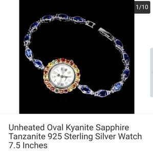 Genuine Multi Gemstones Watch